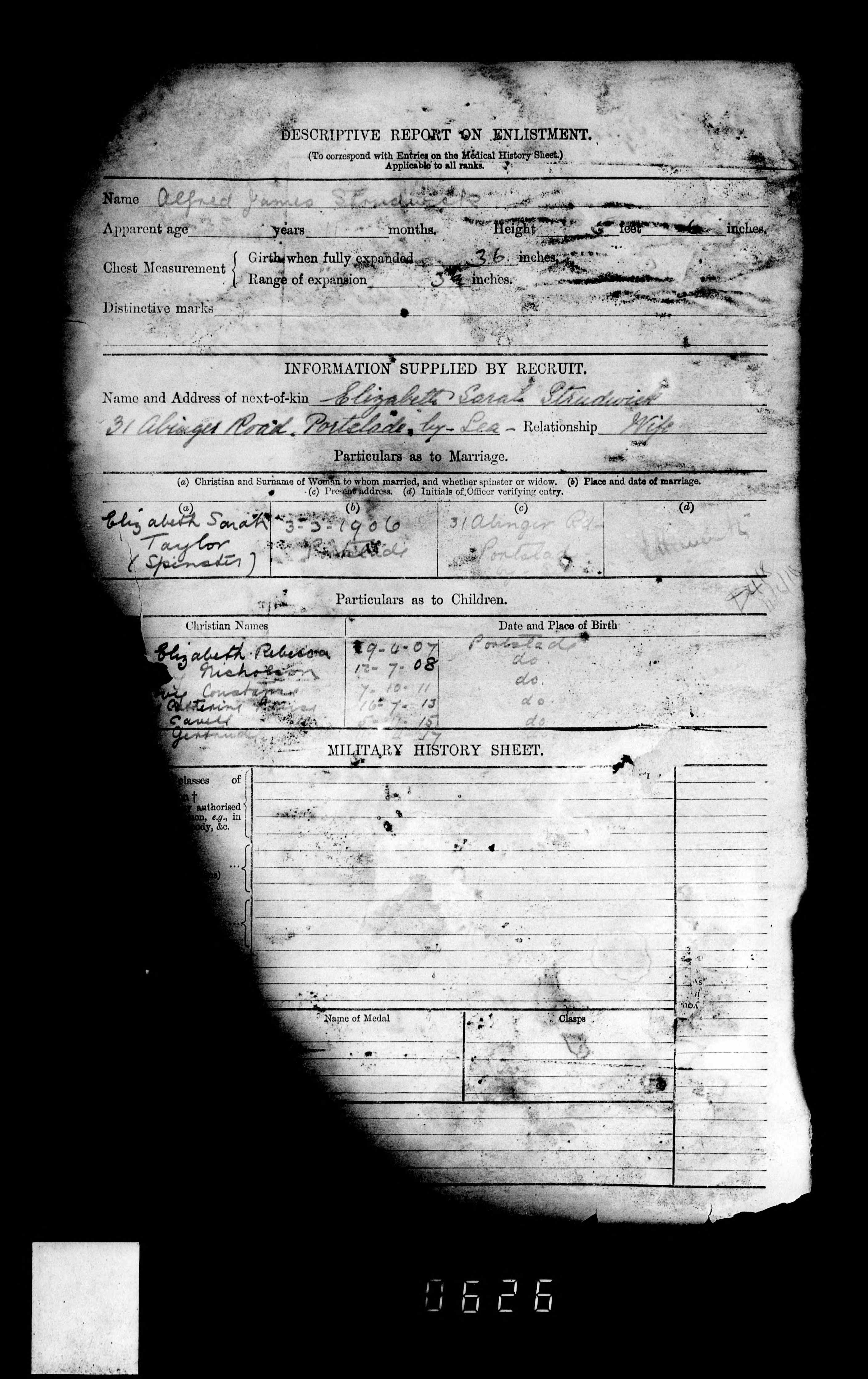 British Army WWI Service Records, 1914-1920