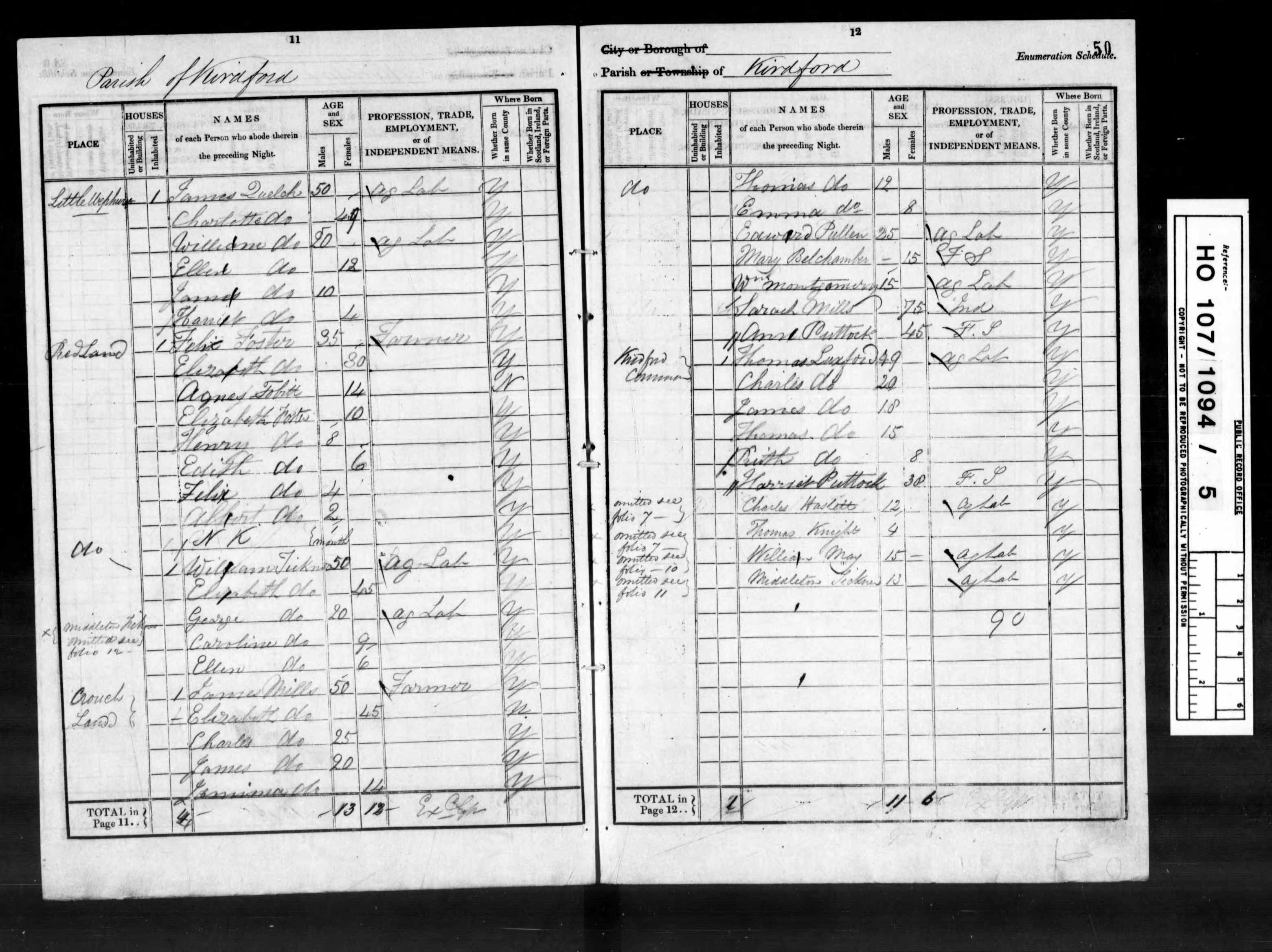 1841 England Census