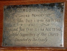 Plaque on the Strudwicke Prayer Table.